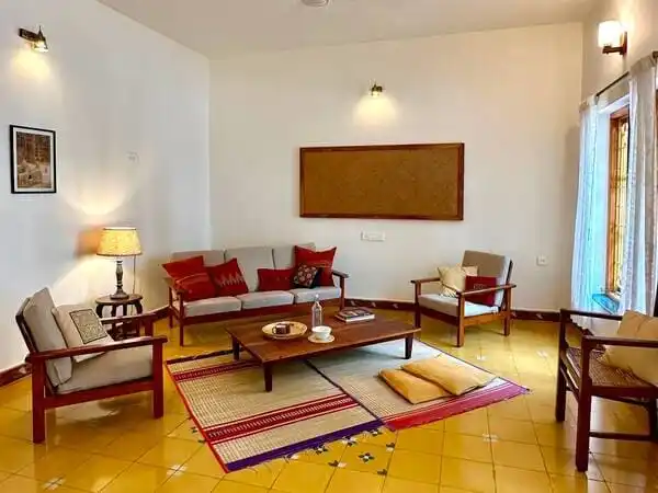Interior of the home, hall seen of a old family home in Mysore