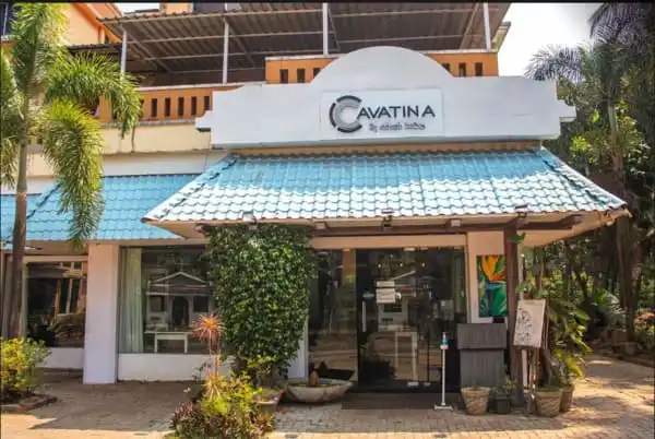 Entrance of a private restaurant owned by a renowned chef
