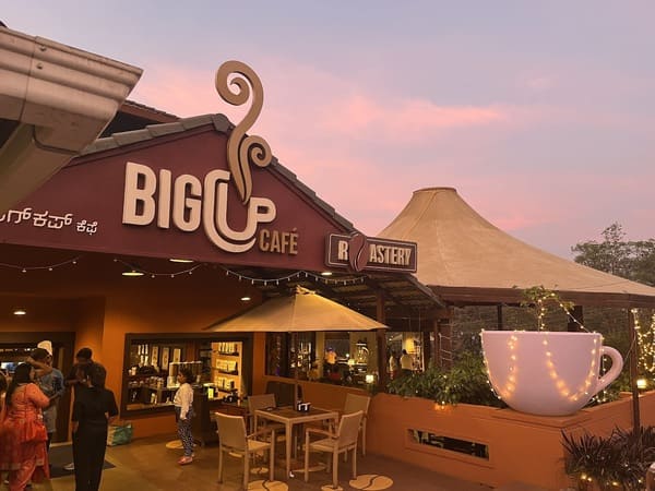 Exterior of the Big Cup Cafe