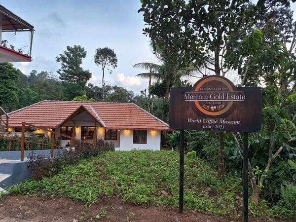 Entry of a coffee Plantation